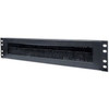 Intellinet 19" Cable Entry Panel 2U With Brush Insert Black Cable Panel 2U Rack 712774