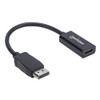 Manhattan Displayport 1.1 To Hdmi Adapter Cable 1080P@60Hz Male To Female Black 151634
