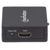 Manhattan Hdmi Splitter 2-Port  1080P Black Displays Output From X1 Hdmi Source 207652