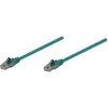 Intellinet Network Patch Cable Cat6 5M Green Cca U/Utp Pvc Rj45 Gold Plated Cont 343718