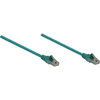 Intellinet Network Patch Cable Cat6 5M Green Cca U/Utp Pvc Rj45 Gold Plated Cont 343718