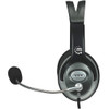 Manhattan Stereo Over-Ear Headset 3.5Mm Microphone Boom Padded Adjustable Steel 175555