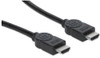 Manhattan Hdmi 4K@30Hz Cable 5M Male To Male Black Ultra Hd 4K X 2K Fully Shield 306133