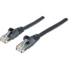 Intellinet Network Patch Cable Cat6 1M Black Cca U/Utp Pvc Rj45 Gold Plated Cont 342049