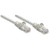 Intellinet Network Patch Cable Cat6 2M Grey Cca U/Utp Pvc Rj45 Gold Plated Conta 334112