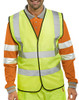 Beeswift Hi-Vis Vest Saturn Yellow Size 5XL WCENG5XL