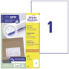 Avery 3478 Multipurpose Labels 100 sheets - 1 Label per Sheet AVERY3478