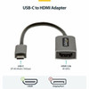 Startech Usb-C To Hdmi Adapter 4K 60Hz Video Hdr10 Usb-C To Hdmi Monitor Dongle USBC-HDMI-CDP2HD4K60