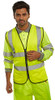Beeswift Hi-Vis Vest Zip Fastened Saturn Yellow Size XXL WCENGSYZXXL