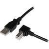Startech 1M Usb 2.0 A To Right Angle B Cable M/M Cable for Printer Scanner First USBAB1MR