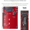 Startech M.2 To U.3 Adapter for M.2 Nvme Ssds Pcie M.2 Drive To 2.5" U.3 Sff-Ta- 1M25-U3-M2-ADAPTER
