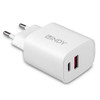 Lindy 73413 20W USB Type A & C Charger 73413