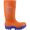Dunlop Purofort Fieldpro Thermo+ Full Safety Wellingtons Orange Size 7 LP8KU0107