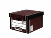 Bankers Box Premium Classic Box Woodgrain Pack of 5 7250513