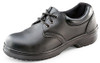 Beeswift Ladies Tie Shoe Black Size 39/06 CF13BL06