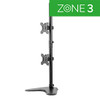 Fellowes 8044001 Professional Series Freestanding Dual Stacking Monitor Arm 8044001