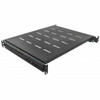 Intellinet 1U Rack-Mountable Rack Shelf for Rack Cabinet Jet Black 19" Sliding S 712620
