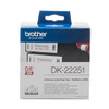 Brother DK22251 Red and Black on White Continuous Paper Tape 62mm DK22251