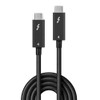 Lindy 2M Thunderbolt 4 Cable 40Gbps Active. Connector 1: Male Connector 2: Male 31121