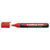 edding 300 Permanent Marker A8 Bullet Red Box of 10 EDD300002