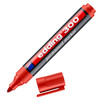 edding 300 Permanent Marker A8 Bullet Red Box of 10 EDD300002