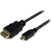 Startech 2M Micro Hdmi To Hdmi Cable With Ethernet 4K High Speed Micro Hdmi Type HDADMM2M