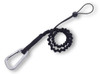Ergondyne Tool Lanyard Single Carabiner Black EY3100