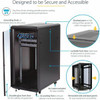 Startech 4-Post 32U Server Rack Cabinet 19" Data Rack Cabinet for Computer / It RK3236BKF