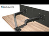Neomounts DS70-700BL2 Mounting Arm for Monitor Flat Panel Display Black Height A DS70-700BL2