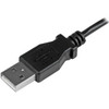 Startech 0.5 M Left Angle Micro Usb Cable Charge And Sync Cable Usb To Micro Usb USBAUB50CMLA