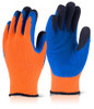 Beeswift Latex Thermo-Star Fully Dipped Gloves Orange Size 8 BF3OR08