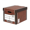 Bankers Box Premium Tall Box Woodgrain Pack of 10 7260501