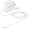 Startech Usb C Wall Charger 60W Pd 1M Cable Portable Travel Usb Type C Fast Char WCH1CUK