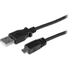 Startech 2M Micro Usb Cable Charge Or Sync Micro Usb Mobile Devices From A Stand UUSBHAUB2M