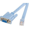 Startech Cisco Console Router Cable Rj45 M Db9 F 6 Ft 1 X Rj-45 Male Network 1 X DB9CONCABL6