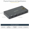 Startech 2 Port Hybrid Usb-A + Hdmi & Usb-C Kvm Switch Single 4K 60Hz Hdmi 2.0 M SV221HUC4K