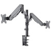 Manhattan Dual Desk Mount for Tv & Monitors Full Motion Gas Spring for Screens 1 461597