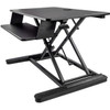 Startech Corner Sit Stand Desk Converter With Keyboard Tray Large Surface 35"X21 ARMSTSCORNR