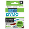 Dymo 45806 19mm x 7m Black on Blue Tape 45806