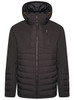 Jcb Workwear Trade Hybrid Padded Jacket Black Size XL D-M7-XL