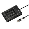 Targus AKP13GL Keypad Cable Connectivity Usb Type C Usb Type A Interface Black W AKP13GL