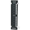 Intellinet Patch Panel Cat5E Wall-Mount Utp 12-Port Black 12 X Rj-45 Wall Mounta 162470