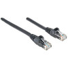 Intellinet Network Patch Cable Cat6 0.5M Black Cca U/Utp Pvc Rj45 Gold Plated Co 342032
