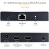 Startech 4K Hdmi Extender Over Cat5/Cat6 Cable 4K 60Hz Video Extender Up To 230F 4K70IC-EXTEND-HDMI