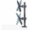 Startech Desk Mount for 2X Vertically Stacked Monitors Dual 49"  Total 70Lb/32Kg H2MPV-MONITOR-MOUNT