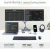 Startech Usb C Docking Station for Macbook Pro/Air-M1/M2/M3/M4 Thunderbolt Compa TB3CDK2DHUE