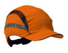 3M Hc23 First Base 3 Safety Baseball Cap Reduced Peak Hi Vis Orange HC23HORP