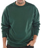 Beeswift Polycotton Sweatshirt Bottle Green Size XXL CLPCSBGXXL