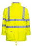 Beeswift Fire Retardant Hi-Vis Anti-Static Padded Jacket Saturn Yellow Size M CFRLR3456SYM