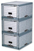 Bankers Box System A4 Storage Drawer Grey Pack of 5 1820